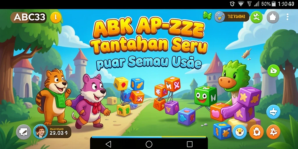 Tampilan gameplay seru di ABC33 dengan teka-teki menantang.
