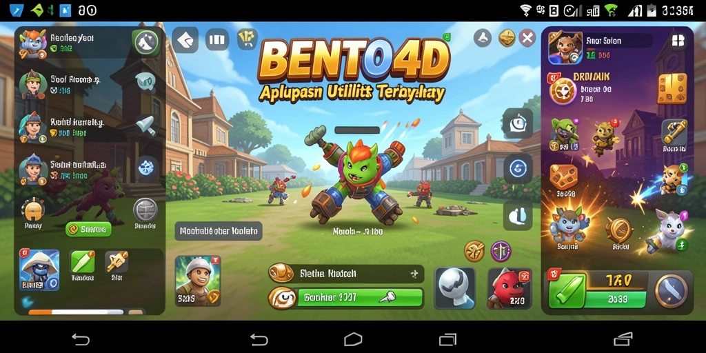 Tampilan antarmuka BENTO4D yang user-friendly dan bersih.