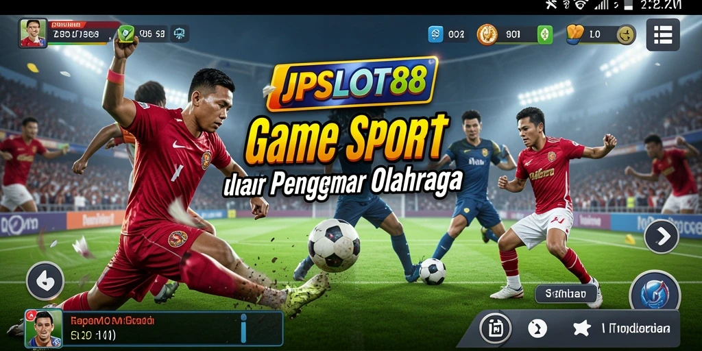 Tampilan gameplay menarik di JPSLOT88 yang penuh semangat olahraga.