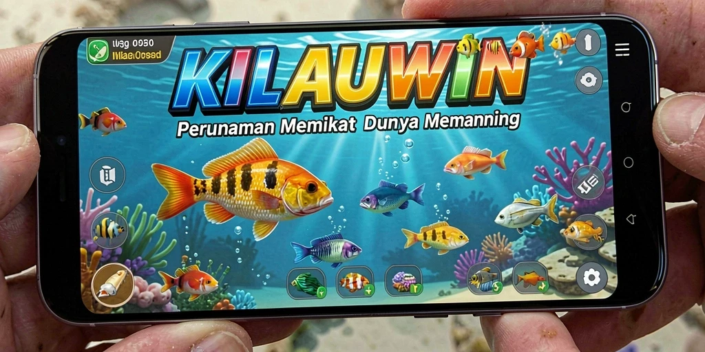 Tangkapan ikan yang megah dalam gameplay KILAUWIN yang menakjubkan.