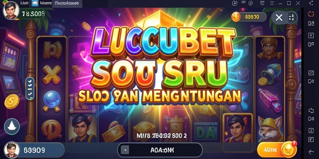 Tampilan menarik dari gameplay LUCUBET dengan berbagai tema slot.